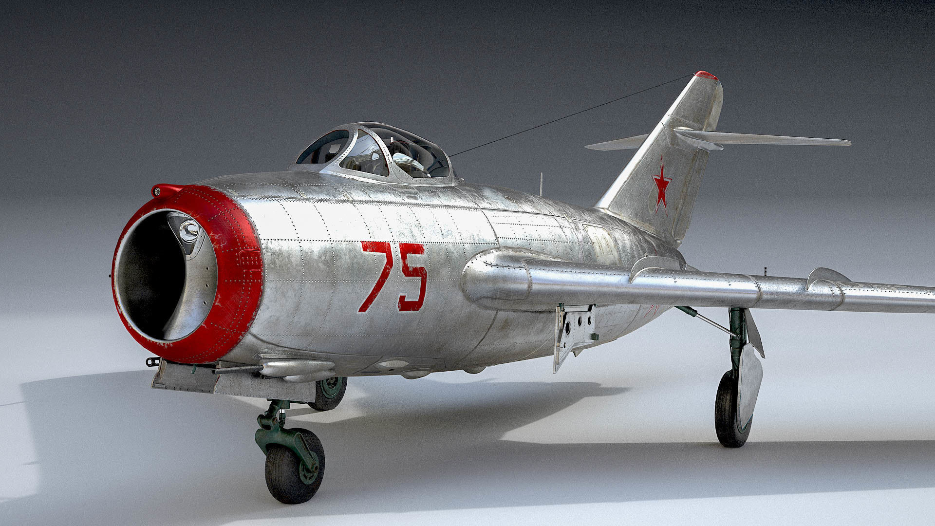 MiG-15  3D model_4