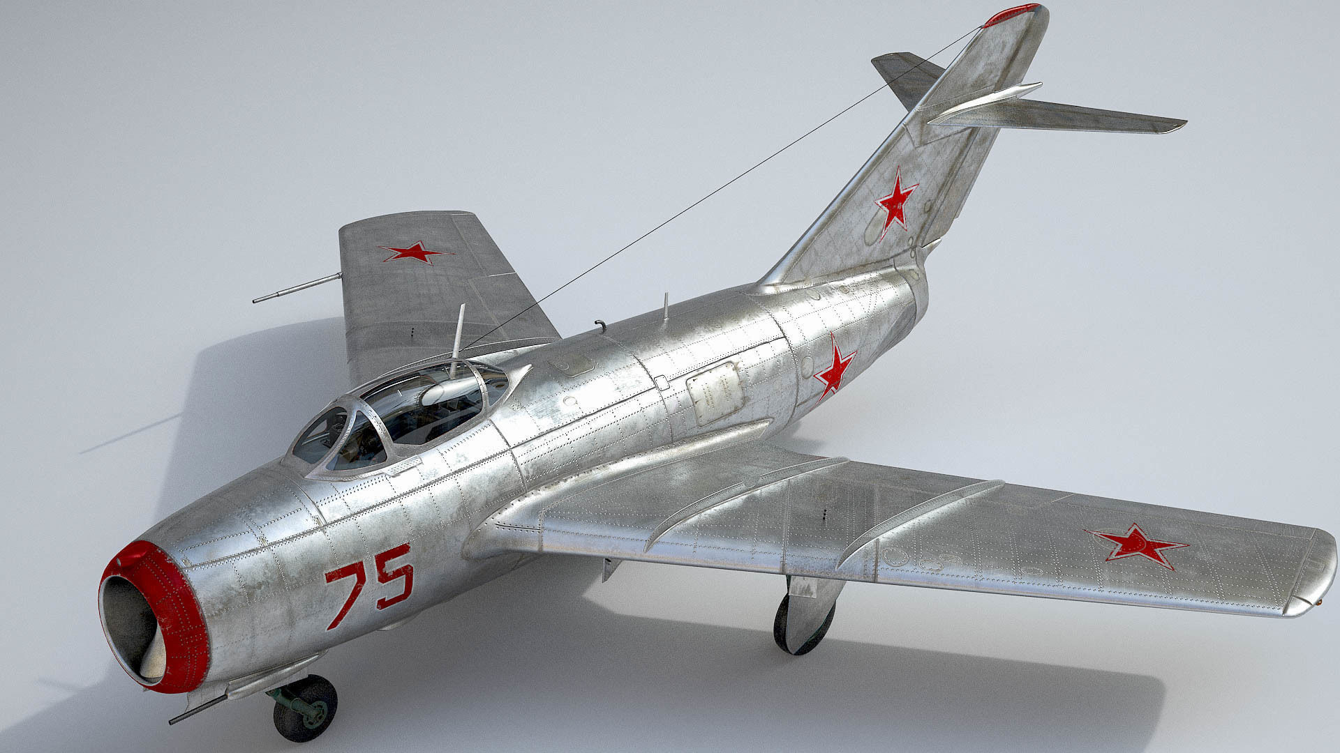 MiG-15  3D model_6