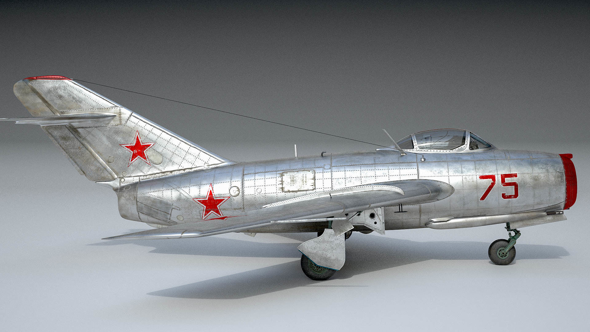 MiG-15  3D model_7