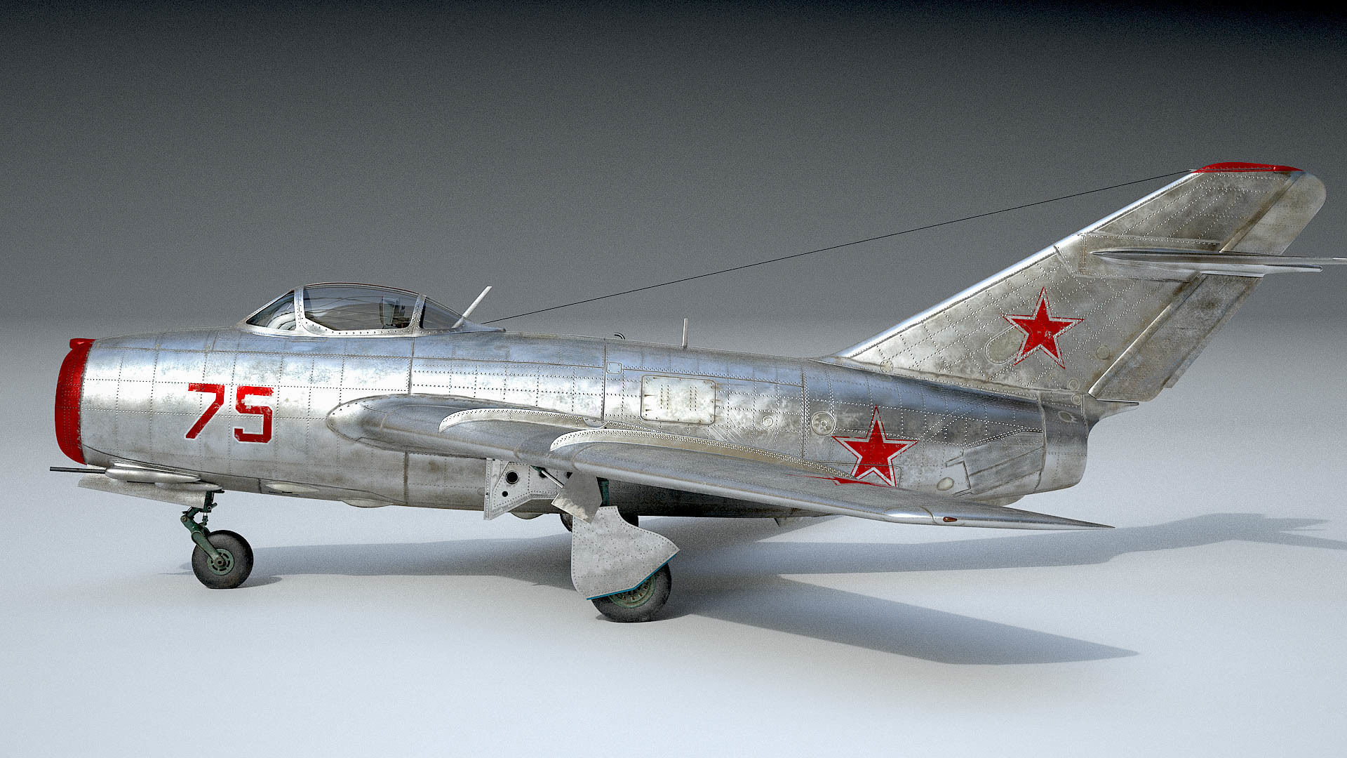 MiG-15  3D model_3