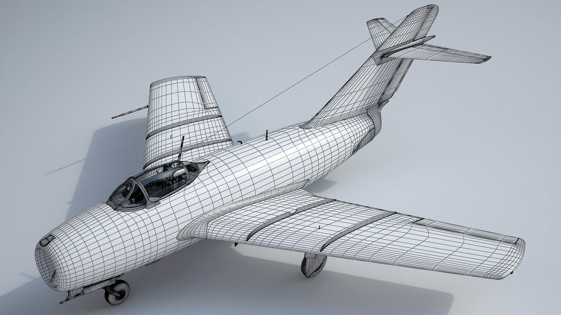 MiG-15  3D model_26