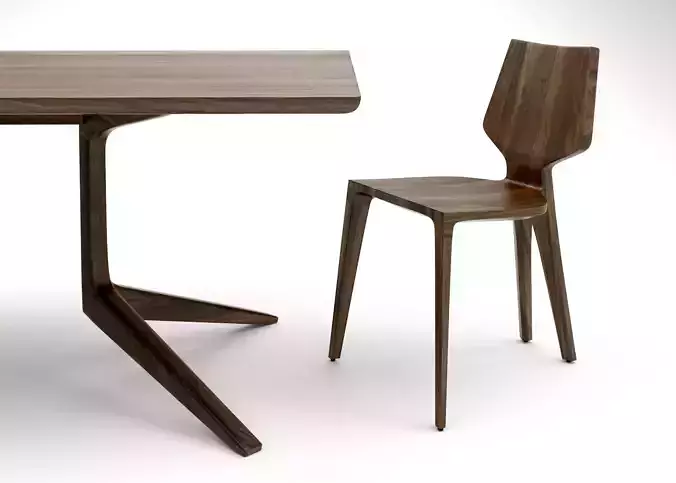 De la Espada Mary dining chair and 393F Table