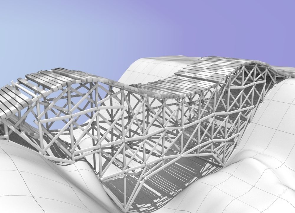 Bridge Construction 3D model_4