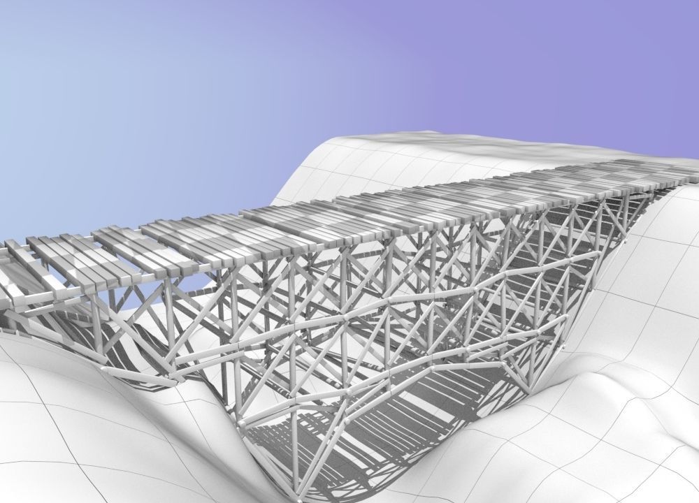 Bridge Construction 3D model_1