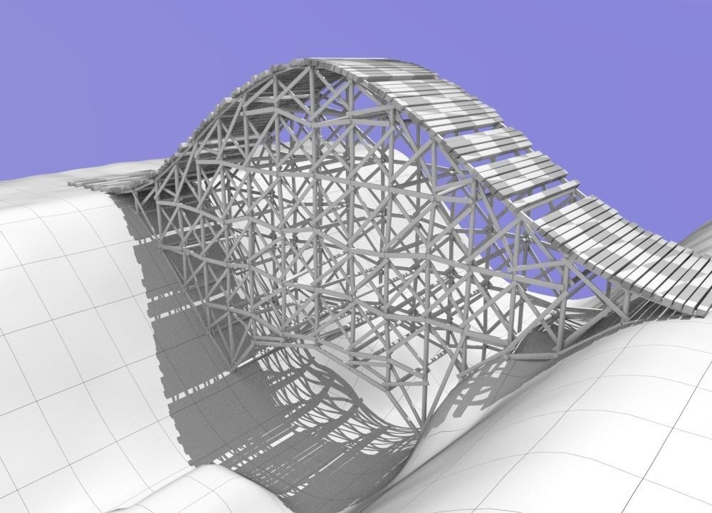 Bridge Construction 3D model_2