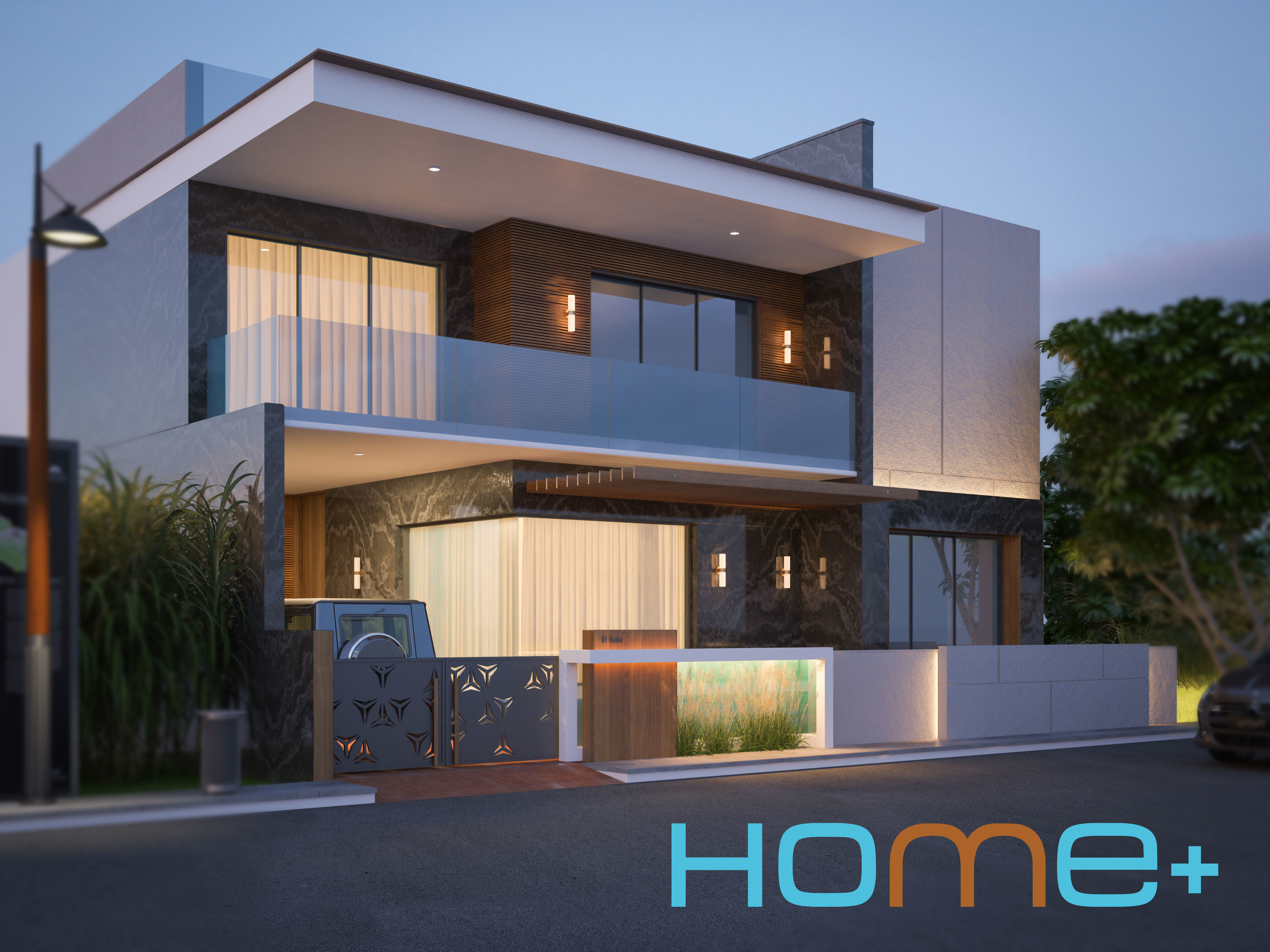 front facing home 3D model_1