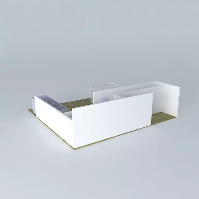 Panel TV Free 3D model_0