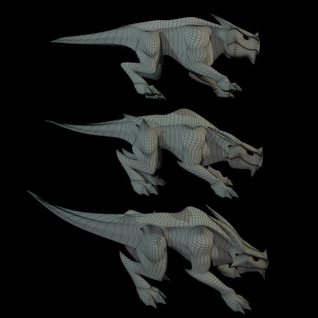 Pit Dragons 3D Model Collection_1