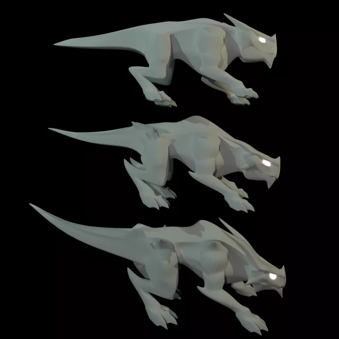 Pit Dragons 3D Model Collection_0