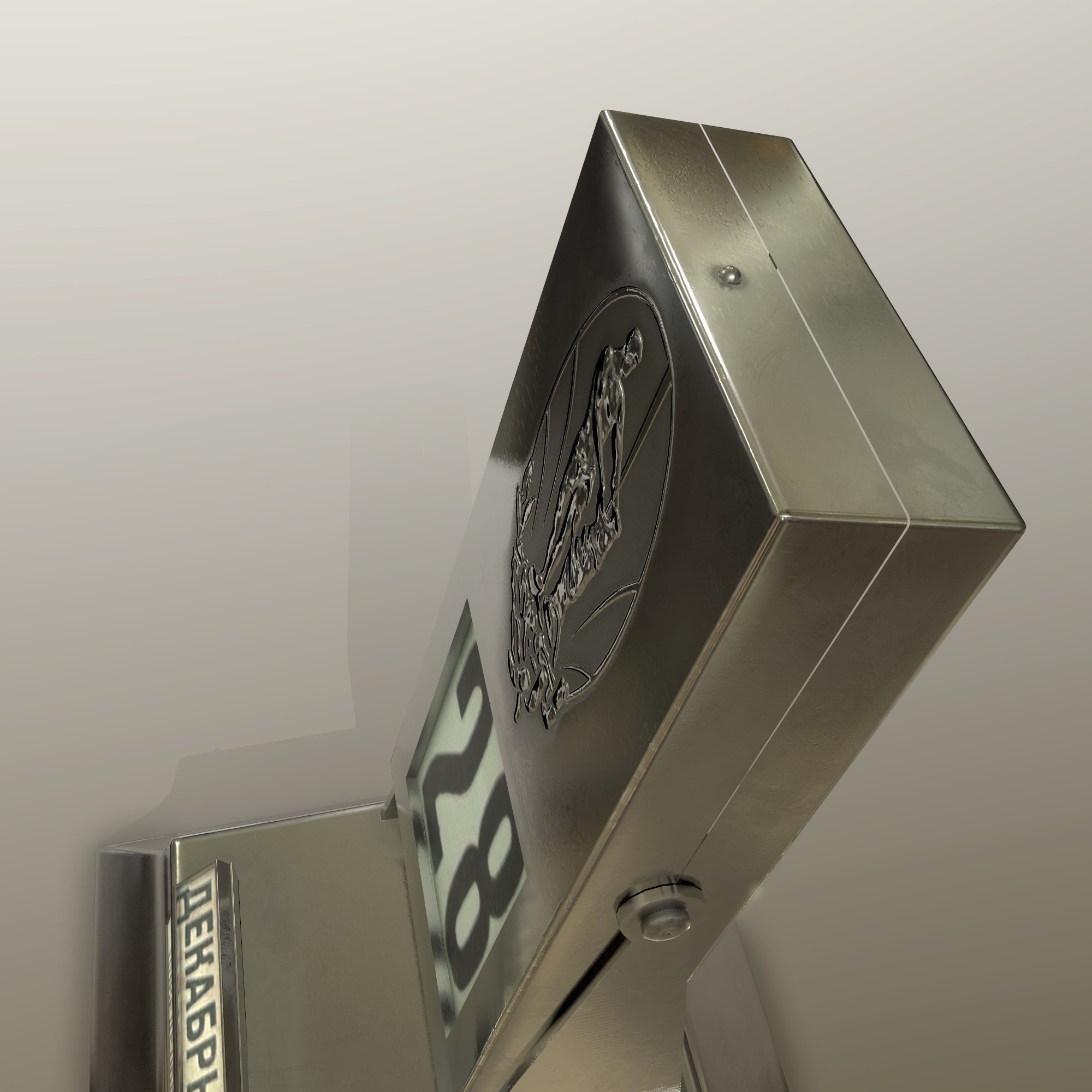 Desk Calendar  Low-poly 3D model_6