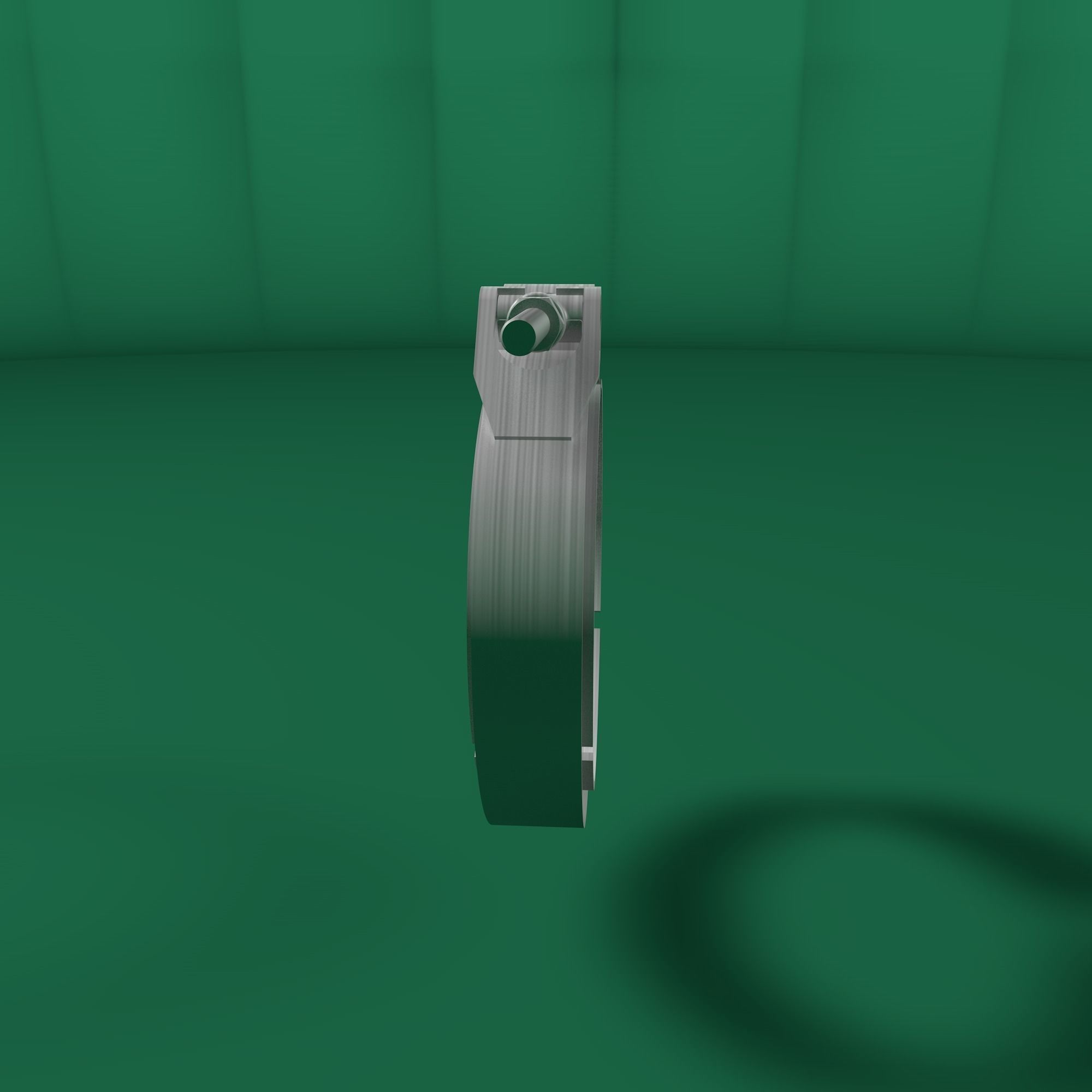 Tube clamp to join two tubes 3D model_33