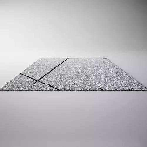 Contemporary Carpet - Rug Low-poly 3D model