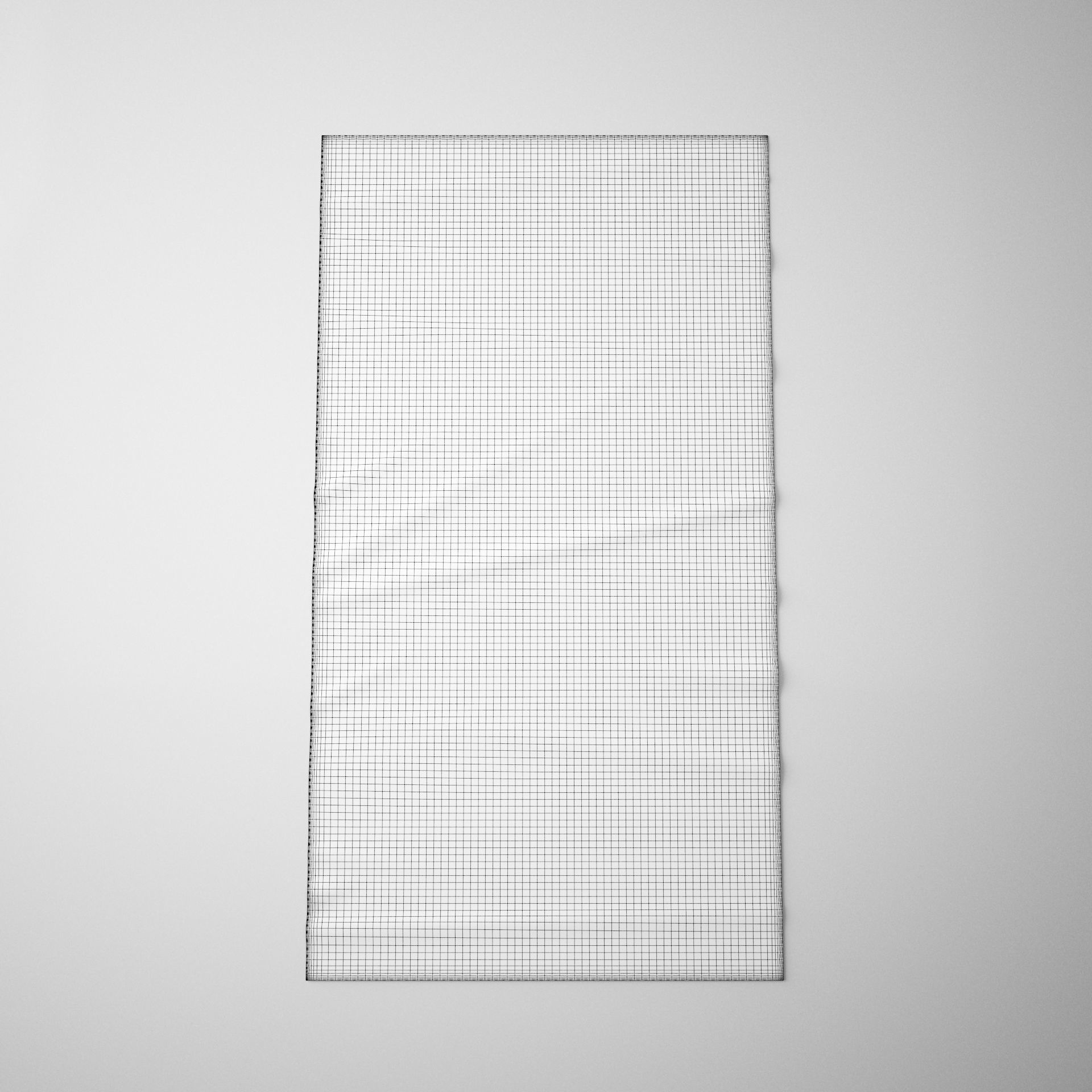 French Carpet - Rug Low-poly 3D model_5