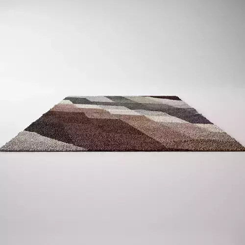 French Carpet - Rug Low-poly 3D model