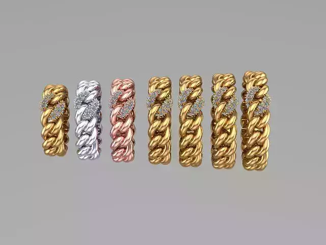 chain rings 7 size STL