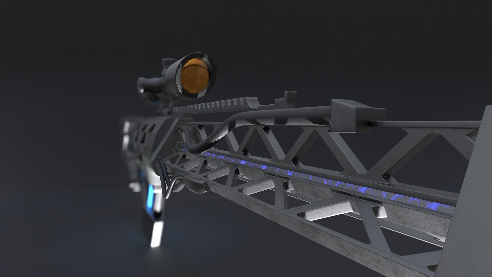 Gauss Rifle 3D model_10