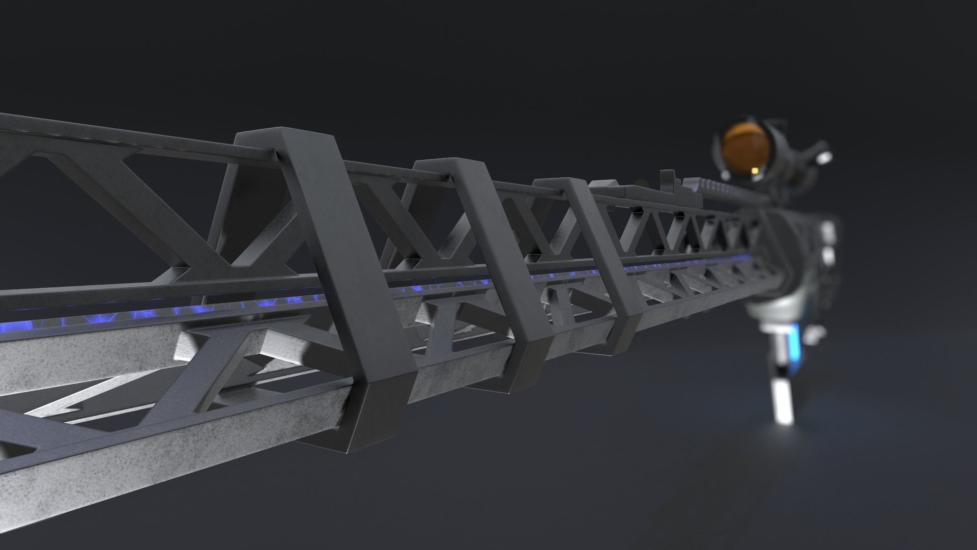 Gauss Rifle 3D model_12