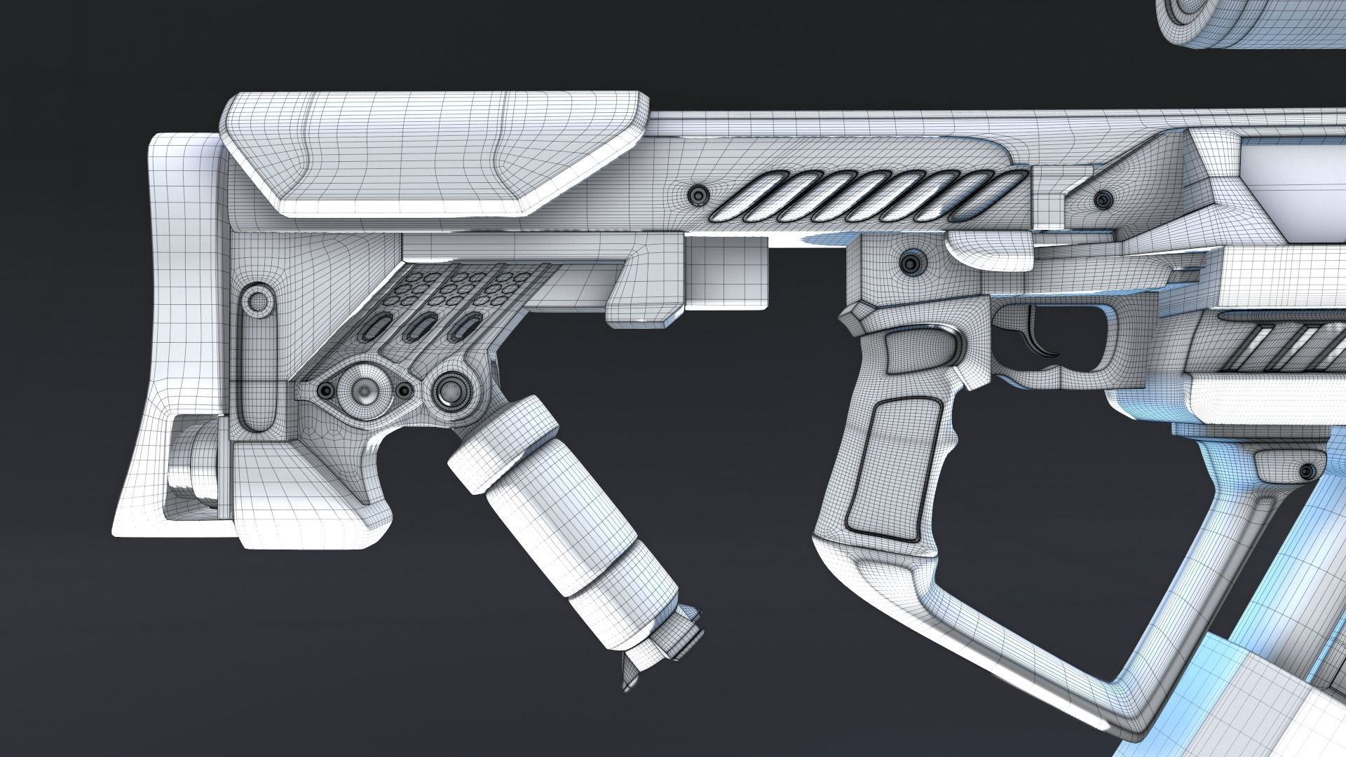 Gauss Rifle 3D model_14