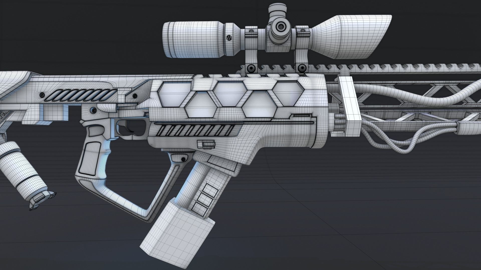Gauss Rifle 3D model_15