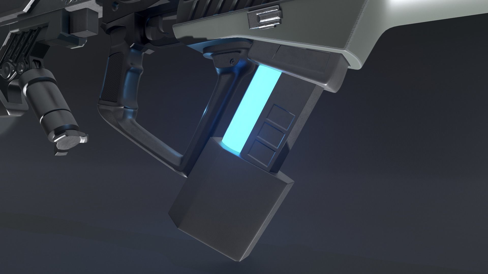 Gauss Rifle 3D model_6