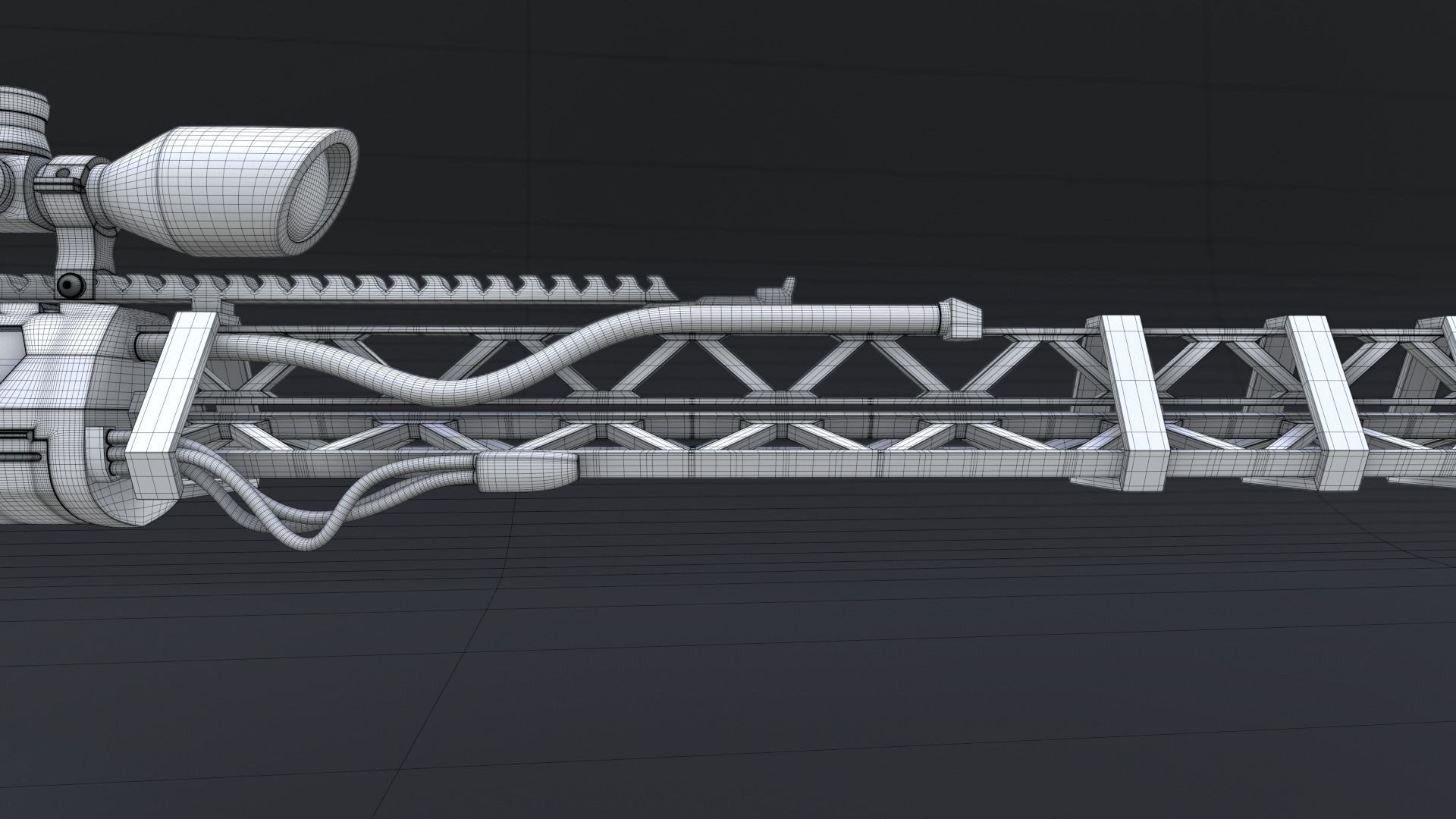 Gauss Rifle 3D model_16