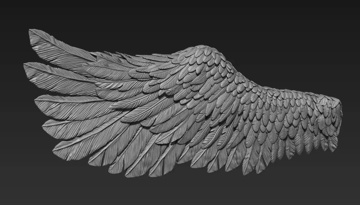 wings angel wing 3D print model_0