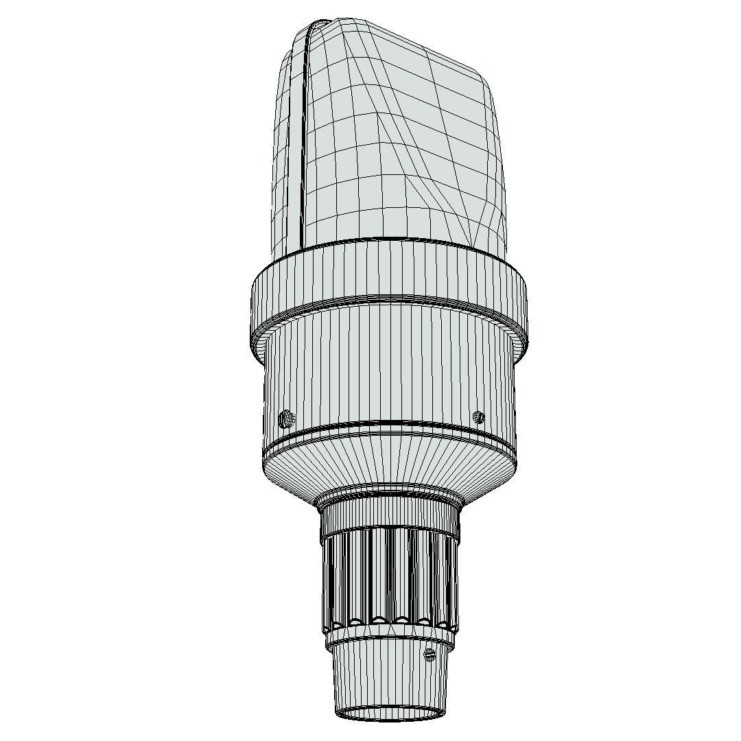 Microphone - Neumann M49 Low-poly 3D model_7