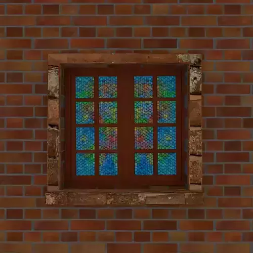 stained-glass window