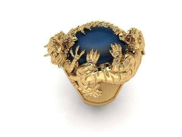 RING TIGER 3D print model