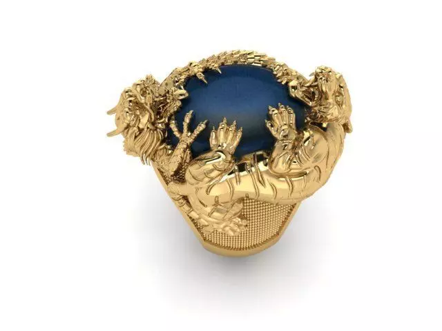 RING TIGER 3D print model_0