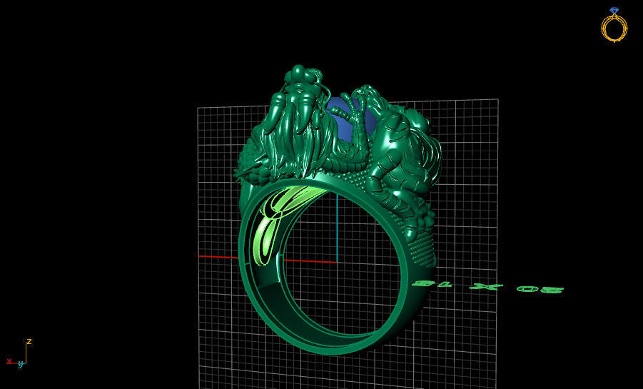 RING TIGER 3D print model_6