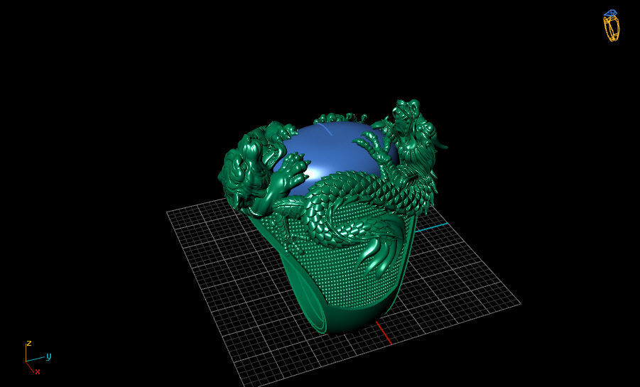 RING TIGER 3D print model_2