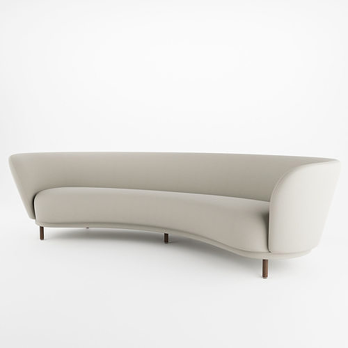 Dandy 4 Seater Sofa By Massproductions 3D model