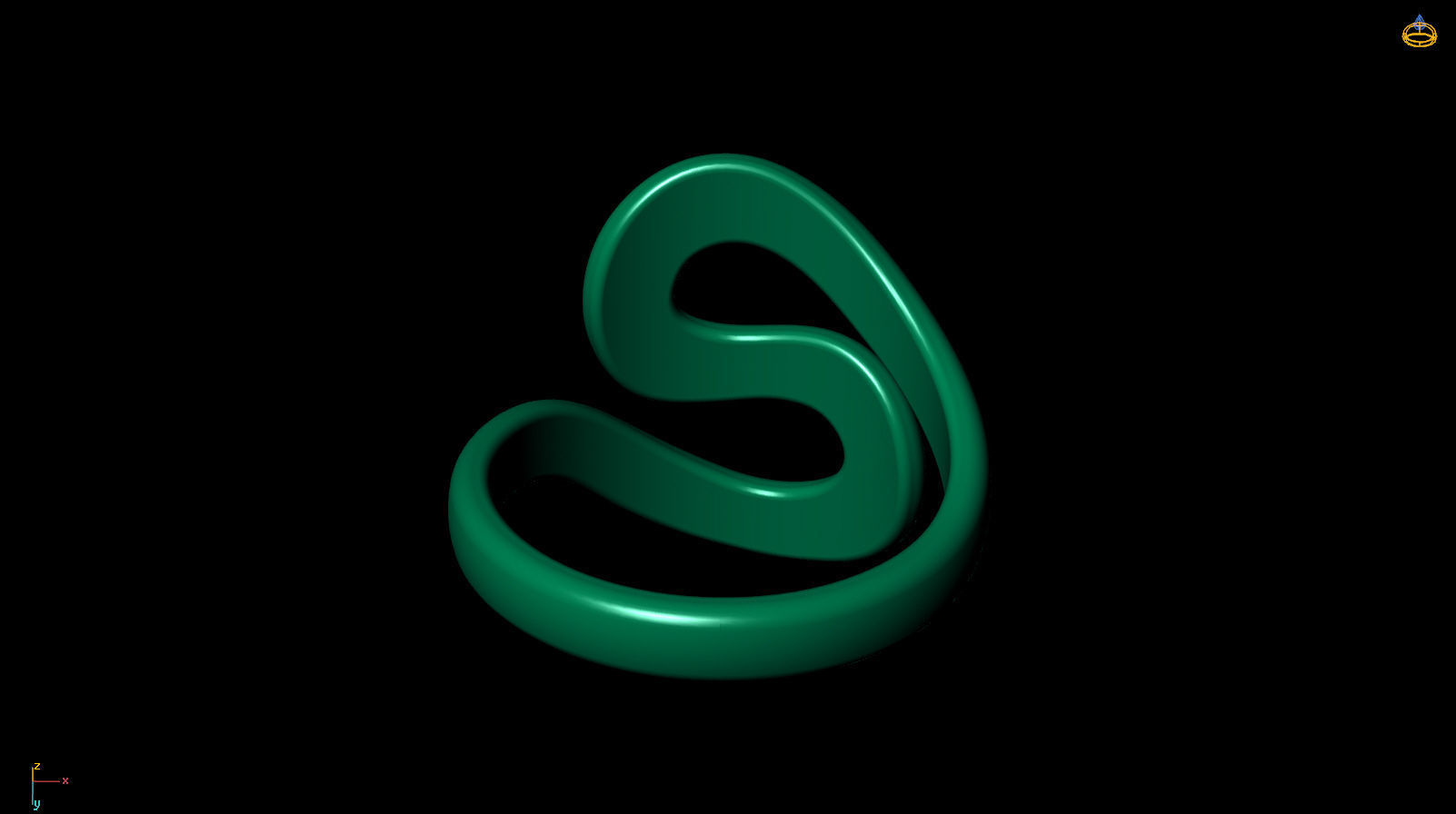 R 0013 s ring in rose gold with diamonds 3D print model_10