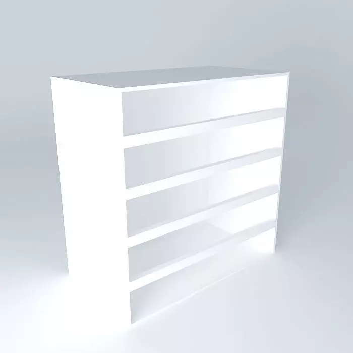 Drawer shelf Free 3D model_0