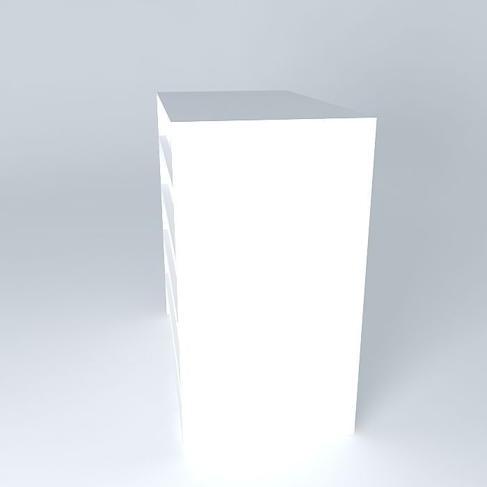 Drawer shelf Free 3D model_2