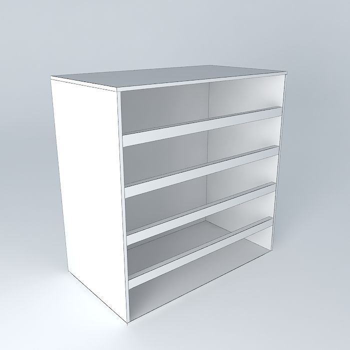 Drawer shelf Free 3D model_3