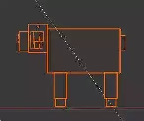 Sheep in minecraft Free 3D model