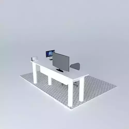 Study table Free 3D model