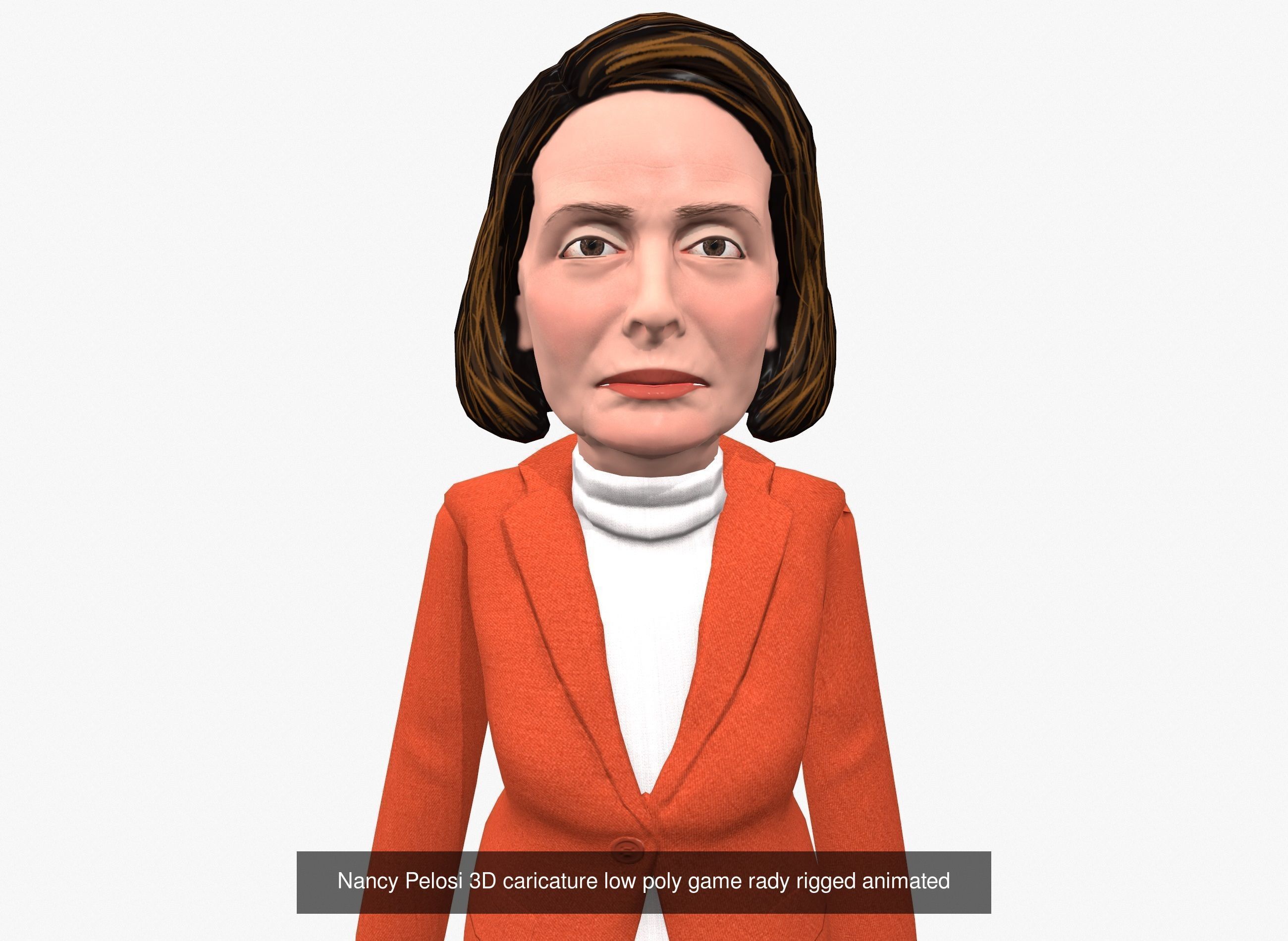 Political caricatures pack 4 3D Model Collection_14