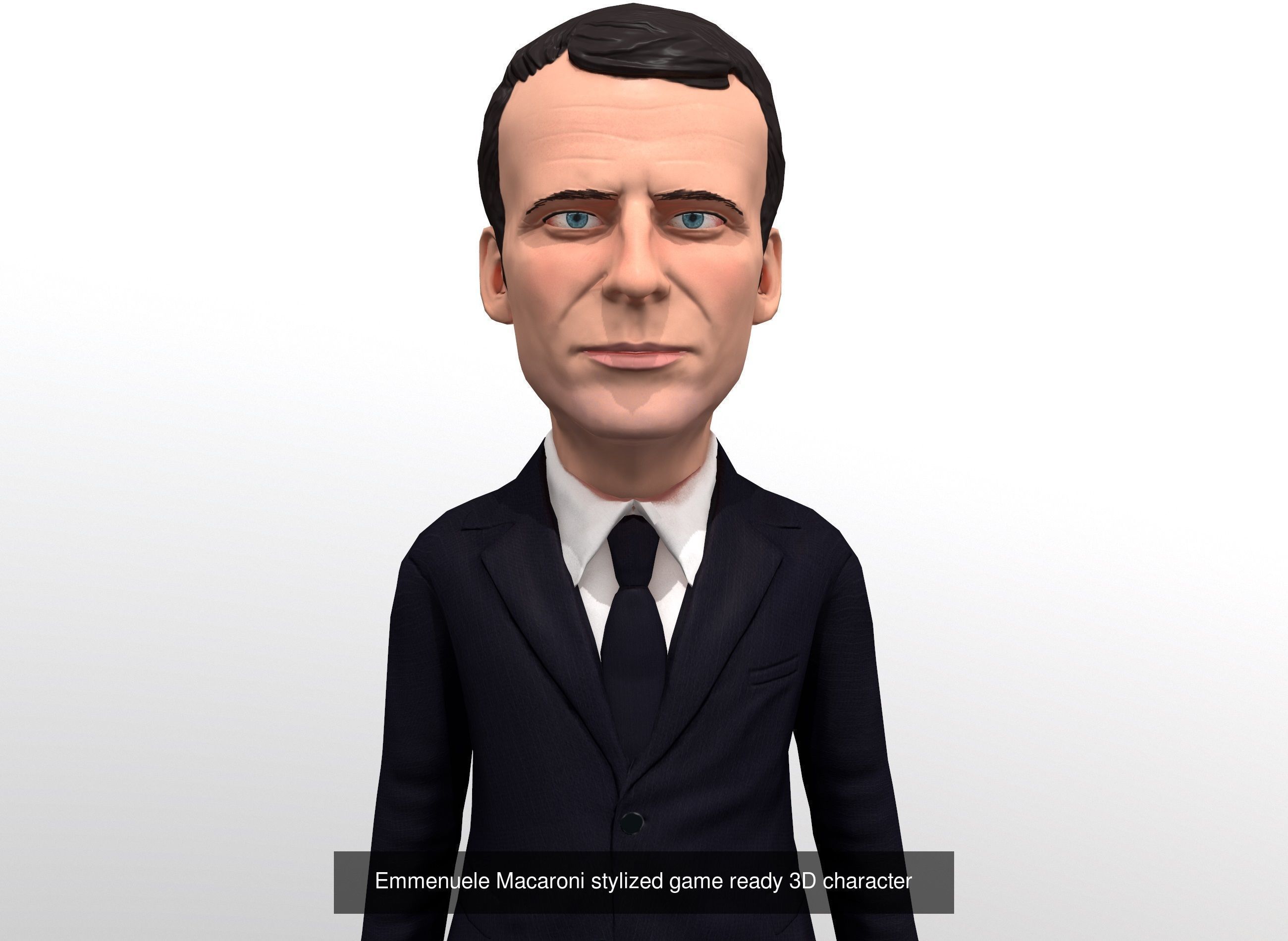 Political caricatures pack 4 3D Model Collection_13