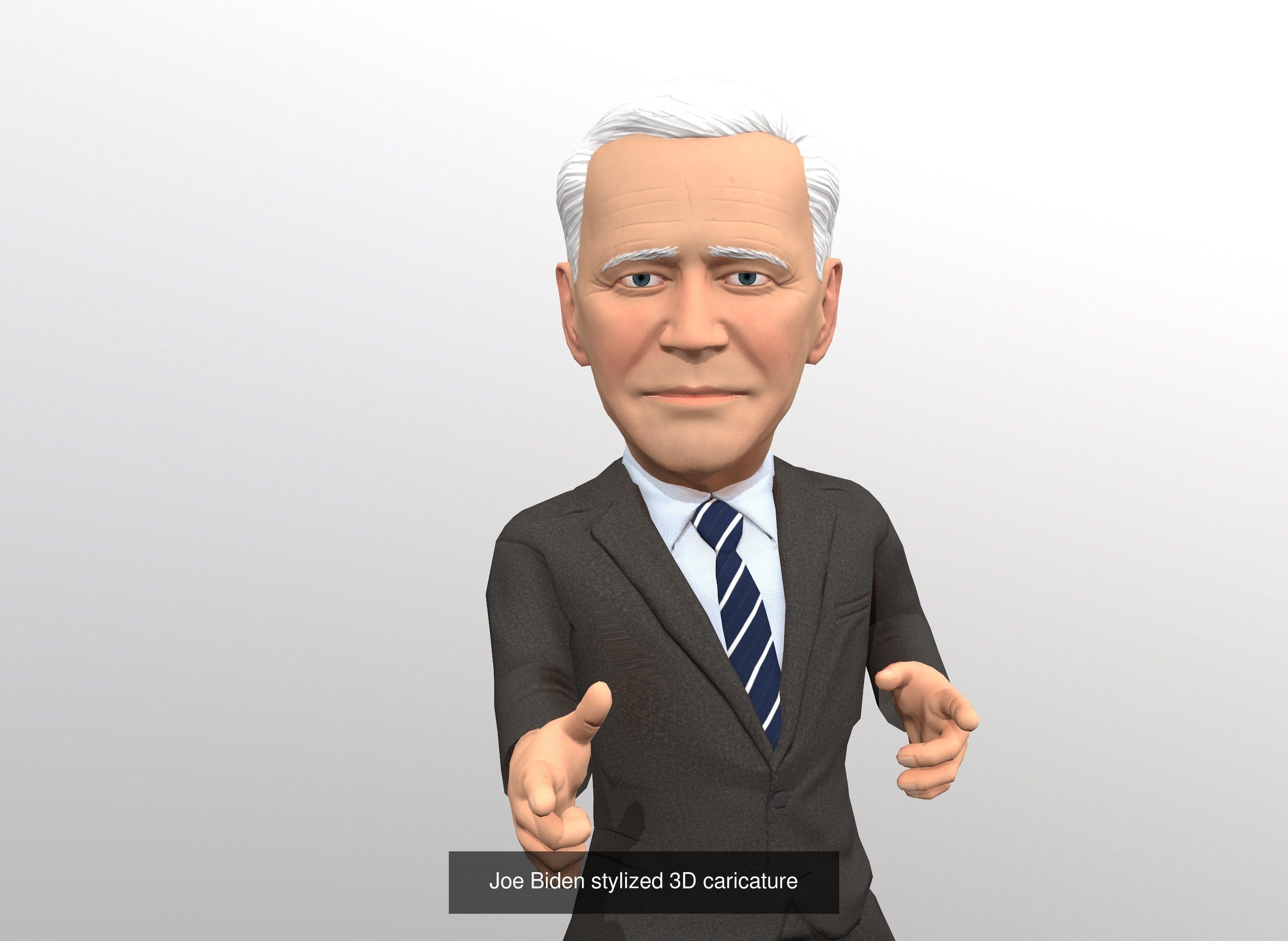 Political caricatures pack 4 3D Model Collection_12