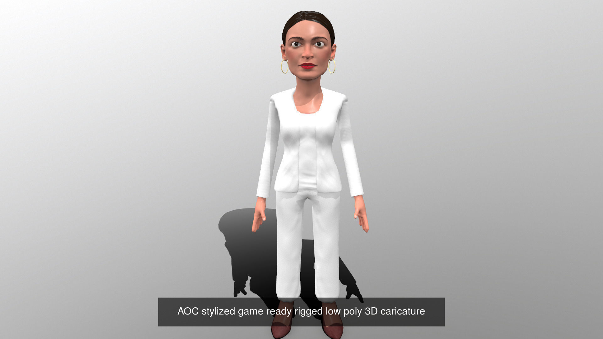 Political caricatures pack 4 3D Model Collection_15