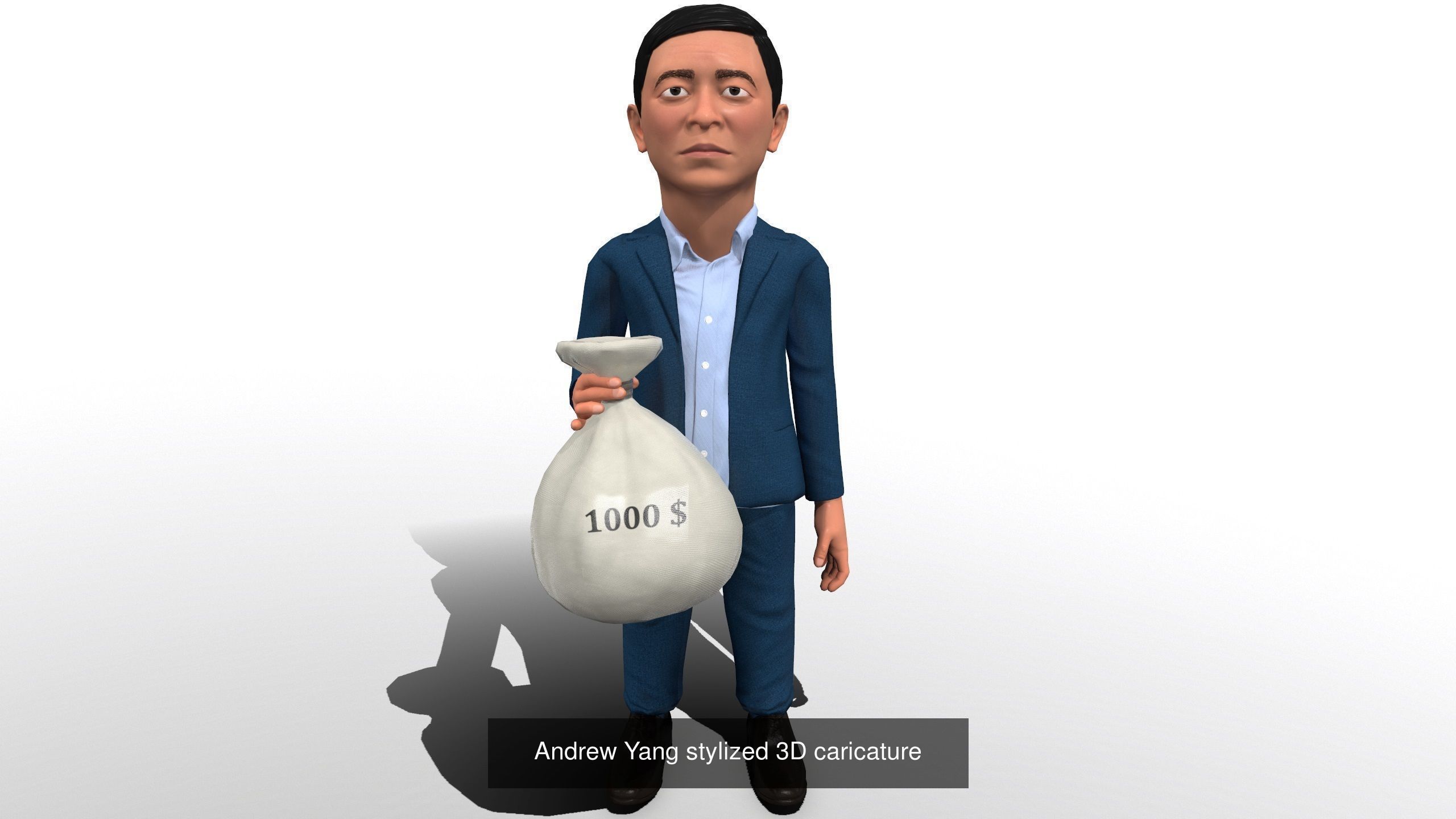 Political caricatures pack 4 3D Model Collection_17