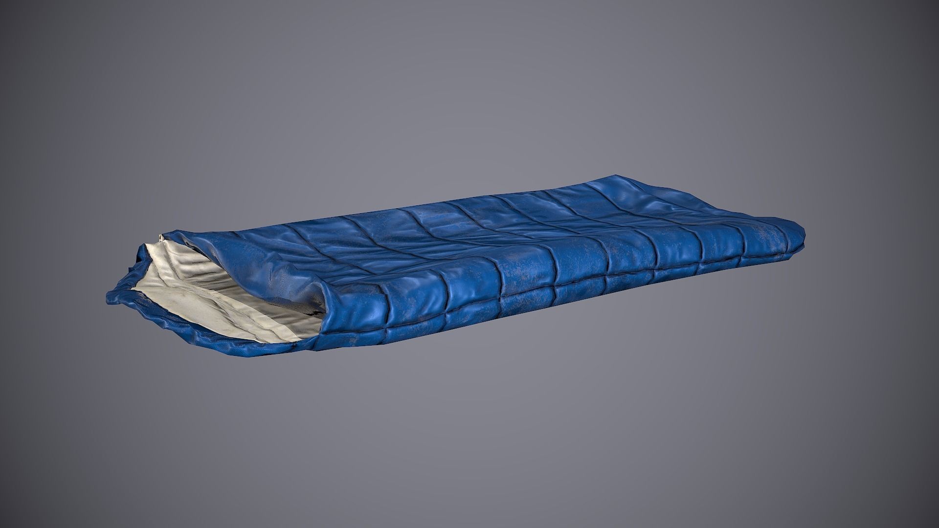 Sleeping Bag 2 Low-poly 3D model_6