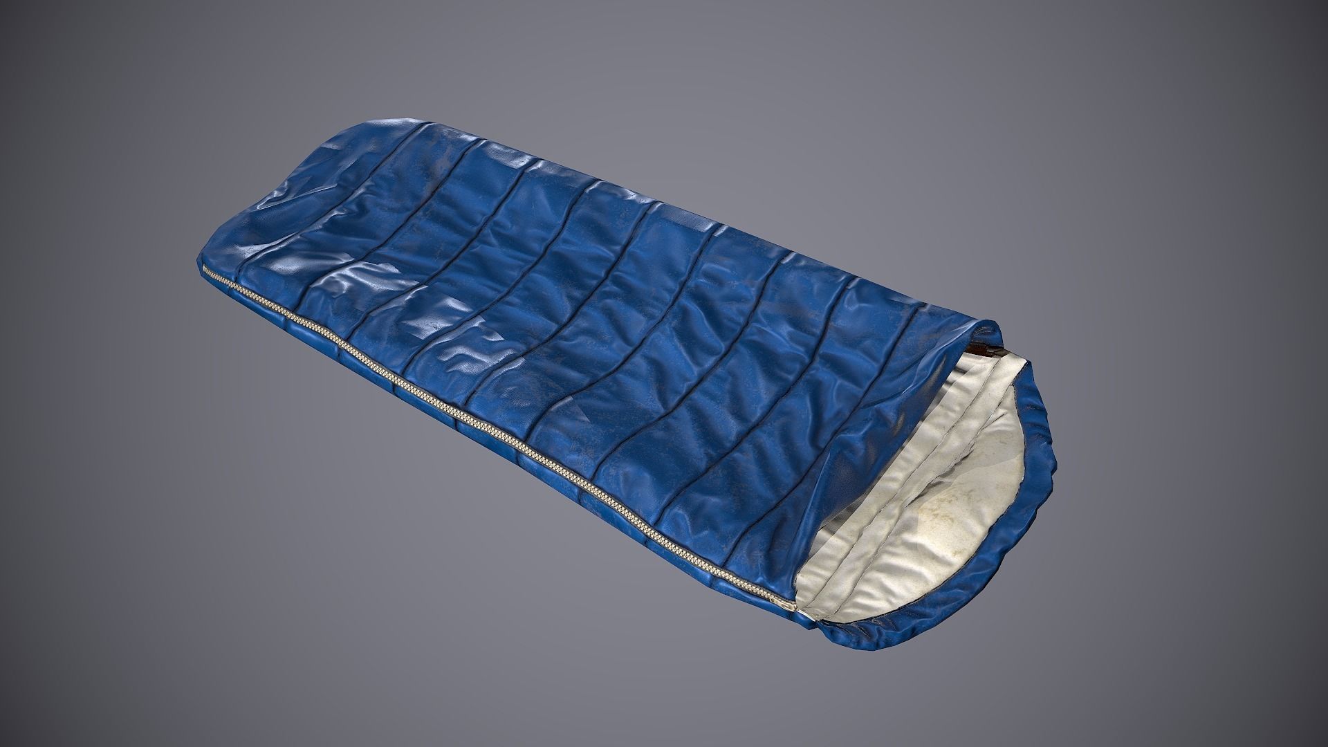 Sleeping Bag 2 Low-poly 3D model_8