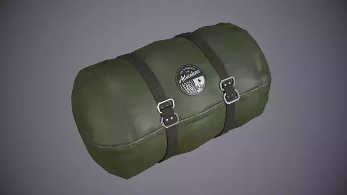 Sleeping Bag 3 Low-poly 3D model Sleeping Bag 3 Low-poly 3D model