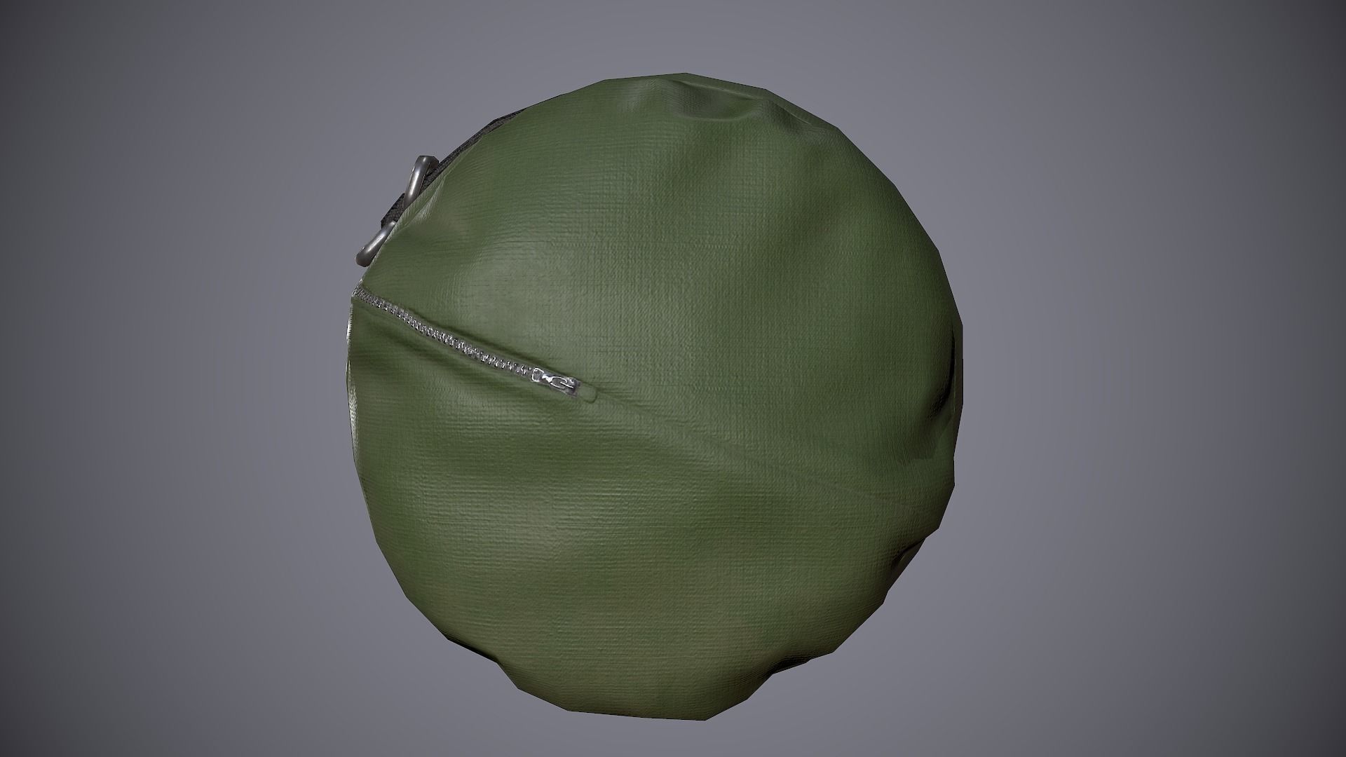 Sleeping Bag 3 Low-poly 3D model_6