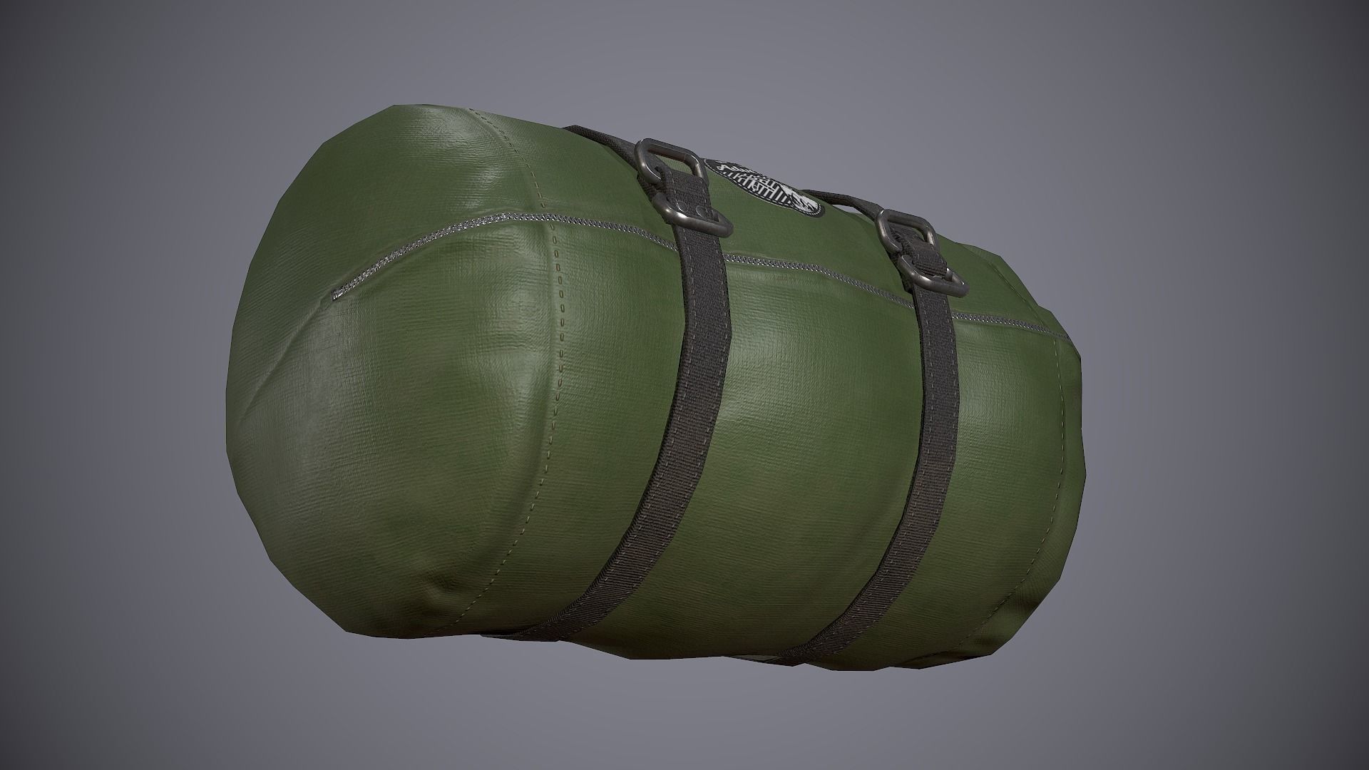 Sleeping Bag 3 Low-poly 3D model_8