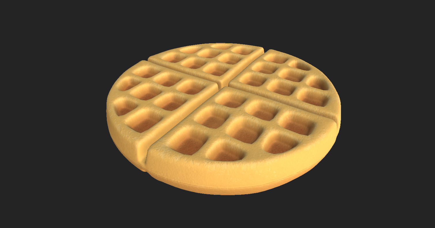 Waffle 3D model_19